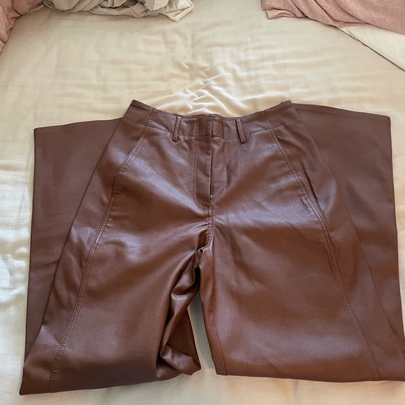 Aritzia Vegan Leather Ascendant Pant - Picture 2 of 3